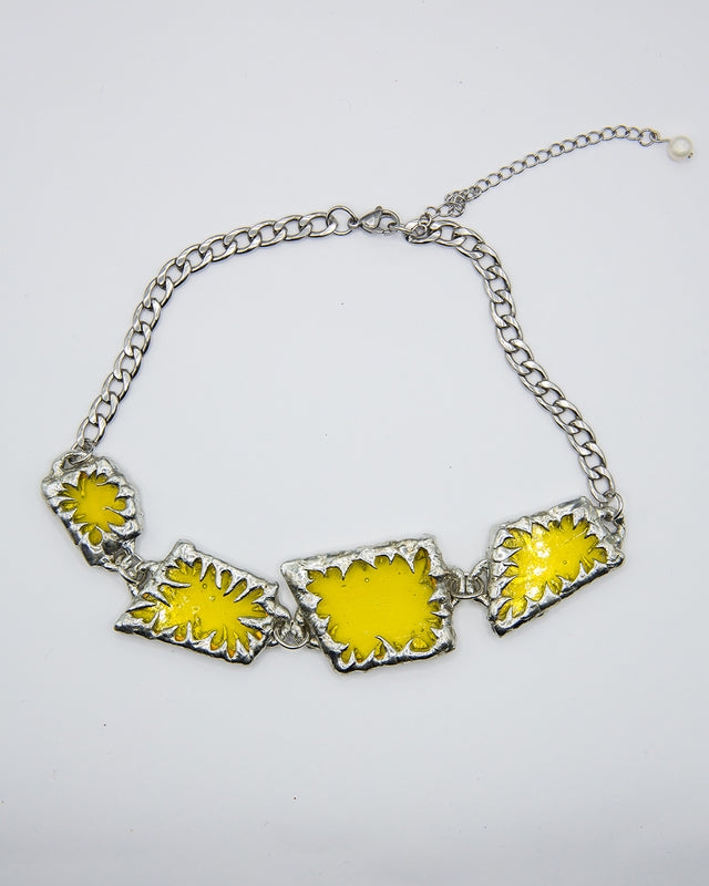 Stained Glass Collection: Umon | soldered choker Necklace