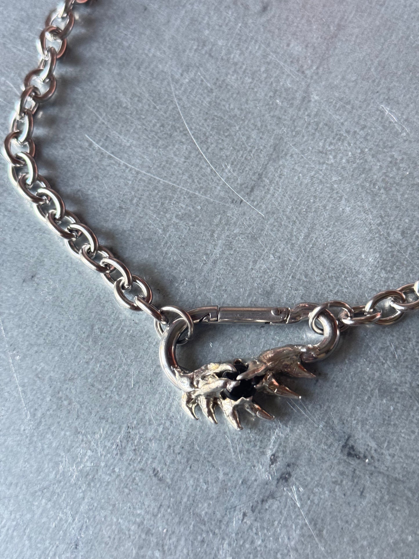 Xylia | soldered Carabiner Necklace