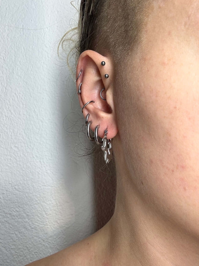 Skalder 20mm | soldered Earring