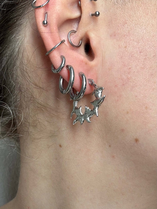 Skalder 20mm | soldered Earring