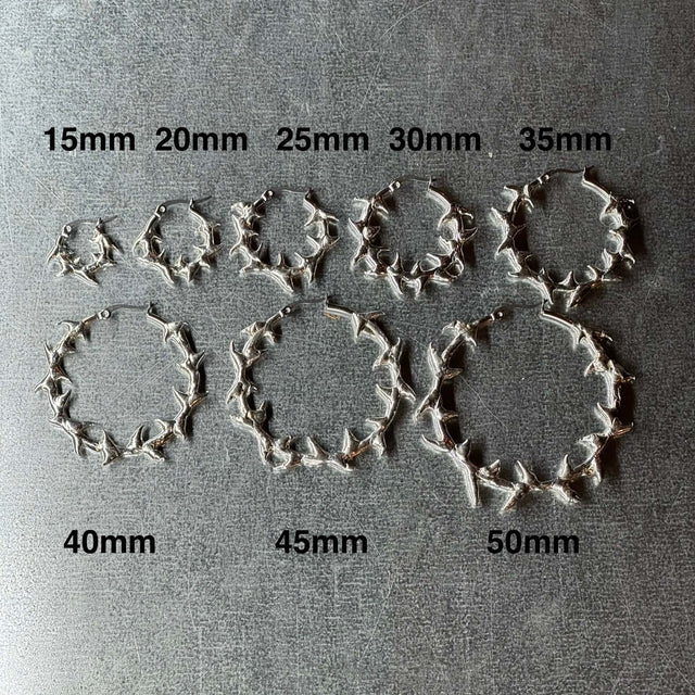 Skalder 50mm | soldered Earring