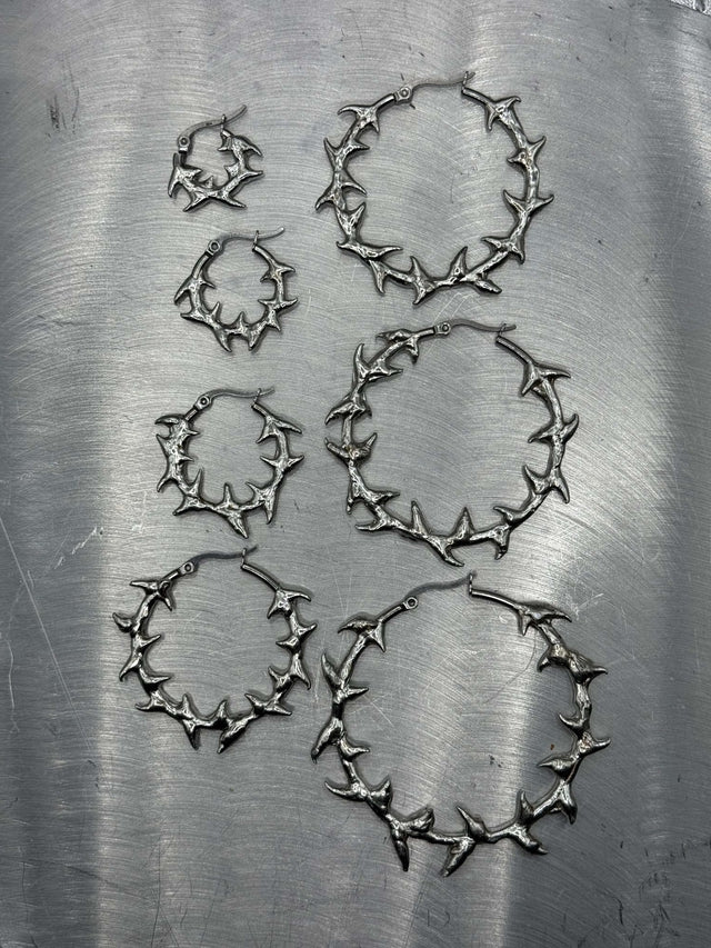 Skalder 50mm | soldered Earring