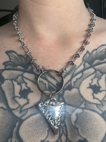 Mirror Bhoks | soldered Necklace