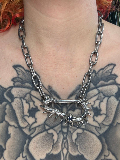 Gungan | soldered Carabiner Necklace