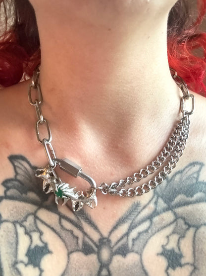 Aelea | soldered Carabiner Necklace