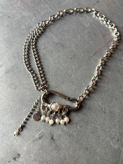 Alia | soldered Carabiner Necklace