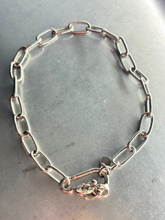 Alune | soldered Carabiner Bracelet and Necklace