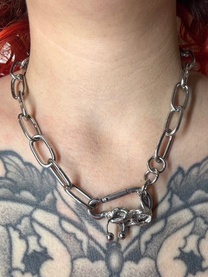 Alune | soldered Carabiner Bracelet and Necklace