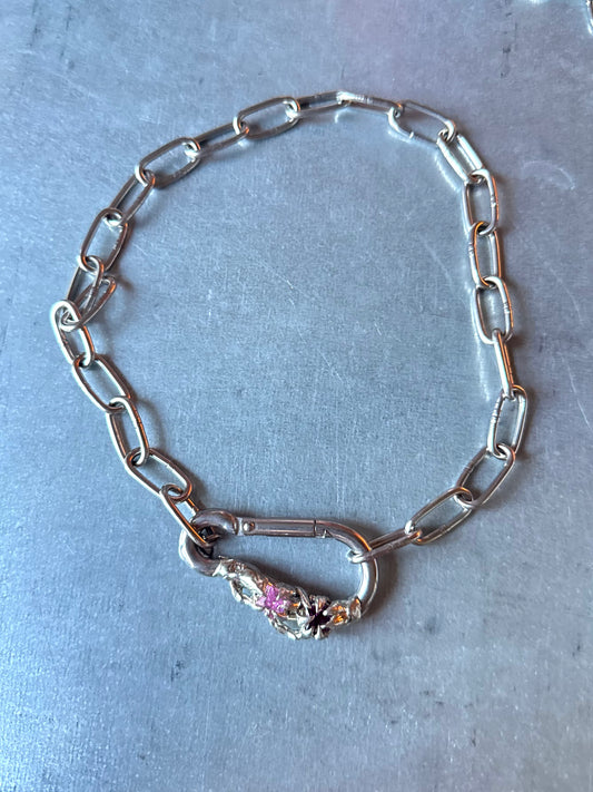 Aora | soldered Carabiner Necklace