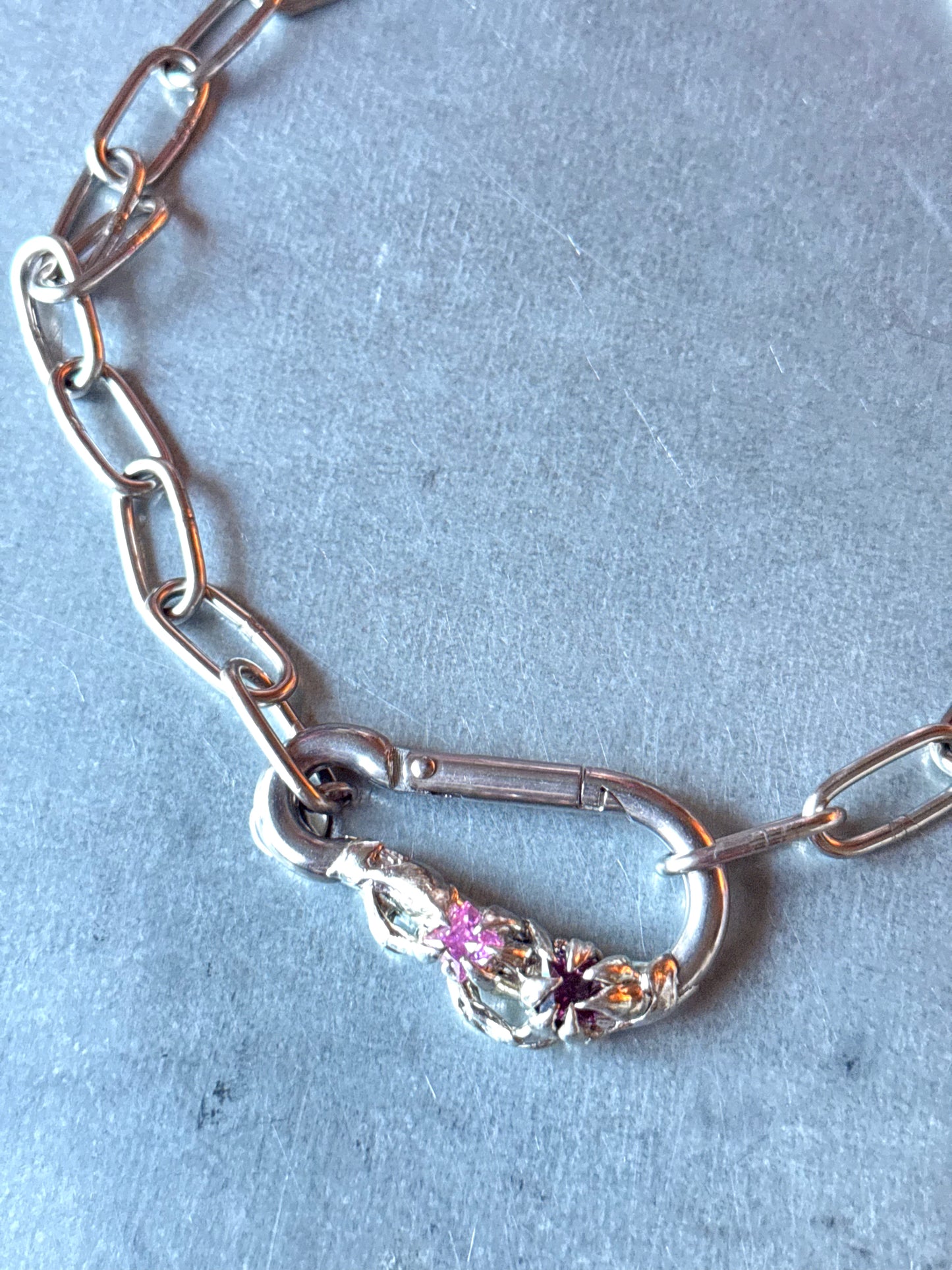 Aora | soldered Carabiner Necklace