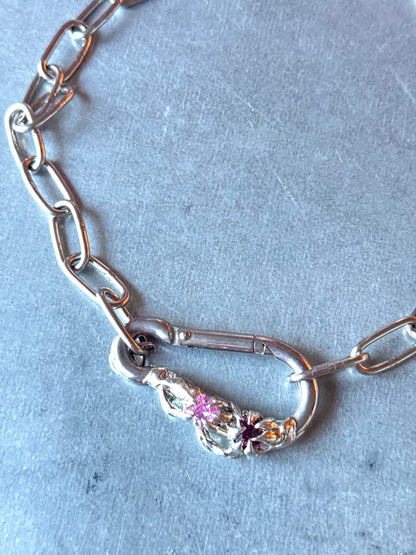 Aora | soldered Carabiner Necklace