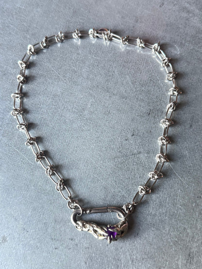 Auria | soldered Carabiner Necklace