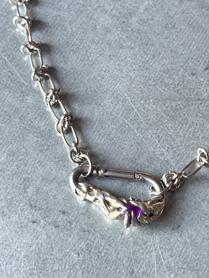 Auria | soldered Carabiner Necklace
