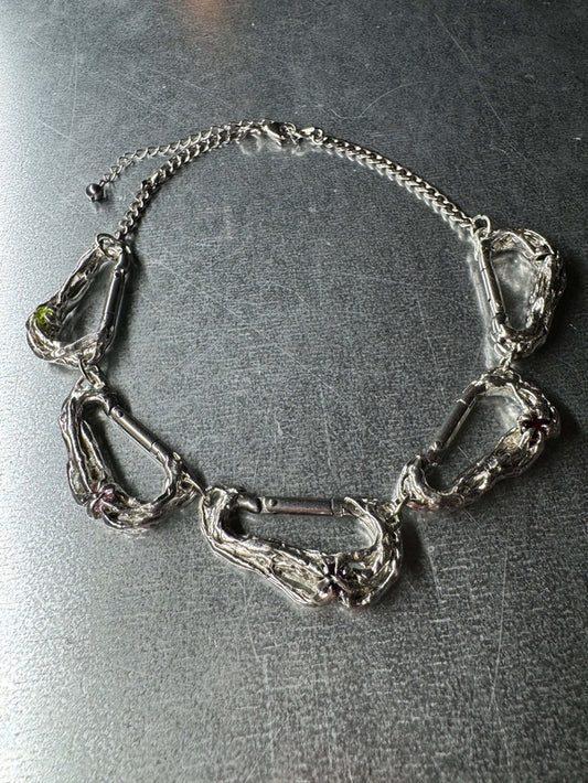 Brezak | soldered Carabiner Necklace