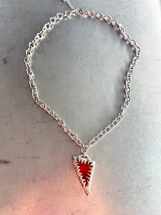Stained Glass Collection: Caeli | soldered Necklace
