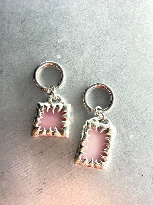 Stained Glass Collection: Caelith | soldered Earring
