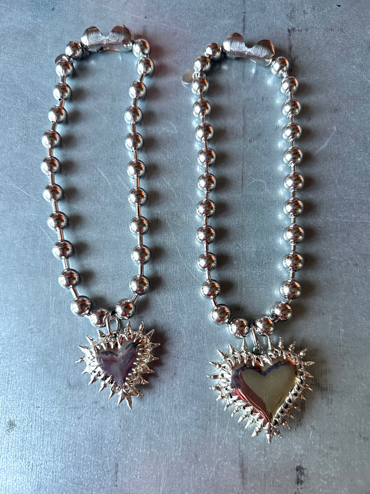 Chunky Heart | soldered Necklace