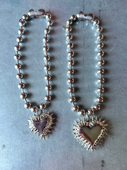 Chunky Heart | soldered Necklace