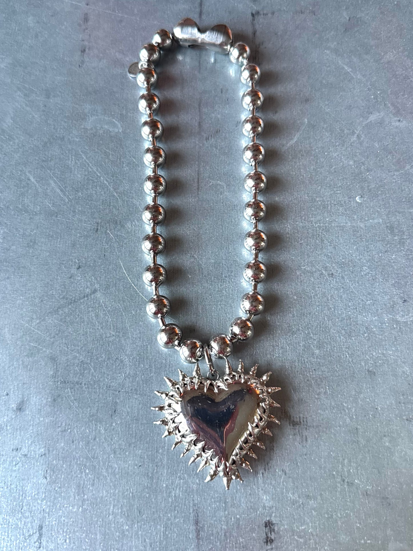 Chunky Heart | soldered Necklace
