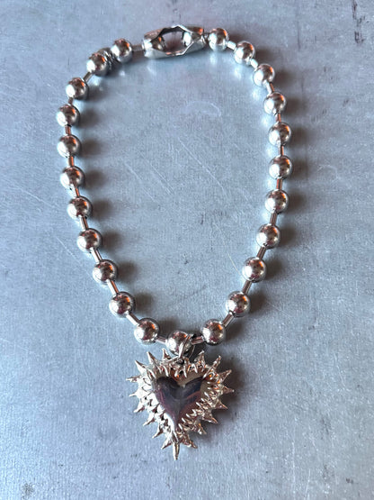 Chunky Heart | soldered Necklace
