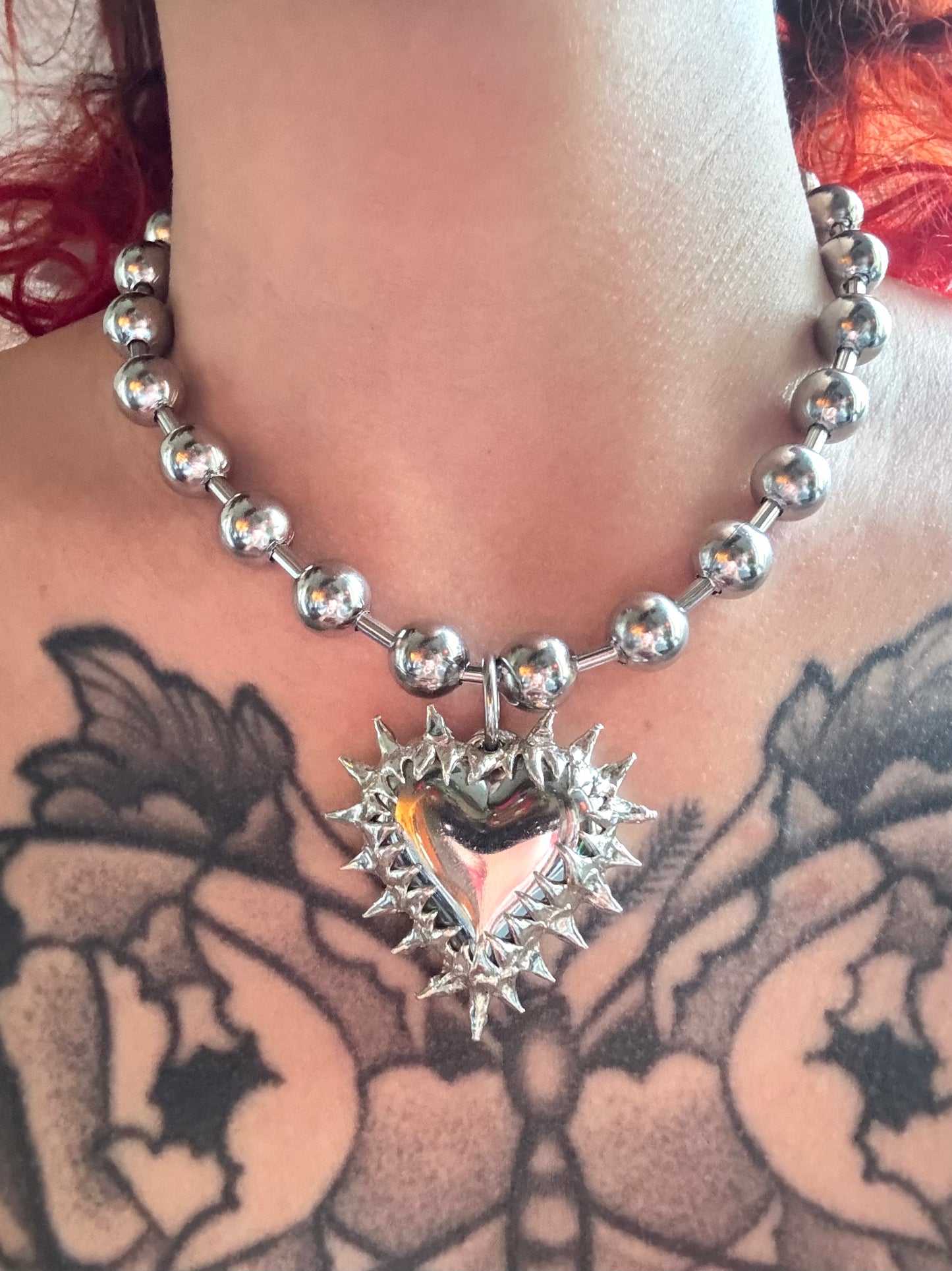 Chunky Heart | soldered Necklace