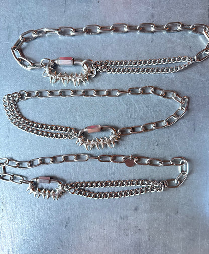 Vina | soldered Carabiner necklace