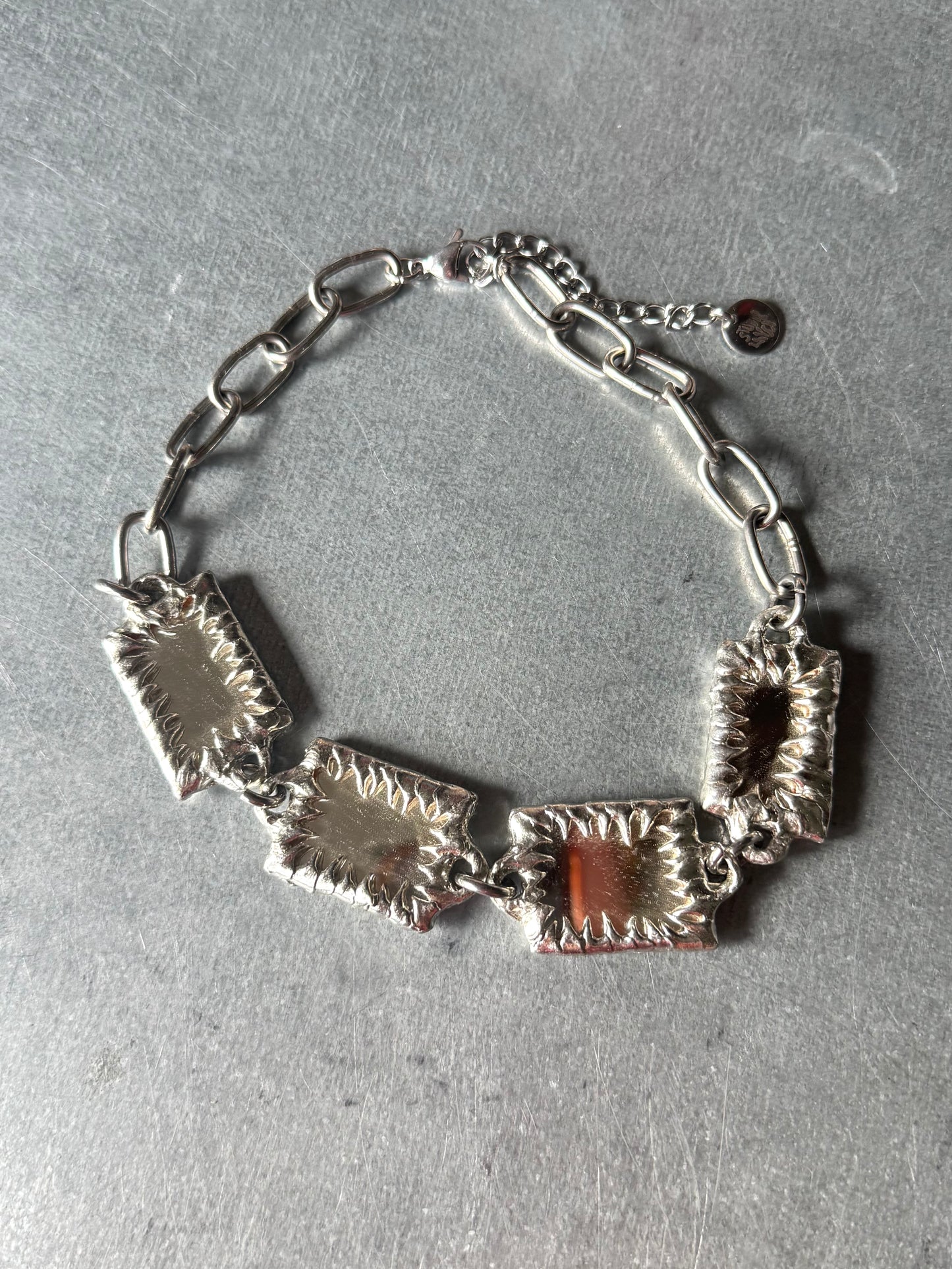 Mirror choker | soldered Necklace
