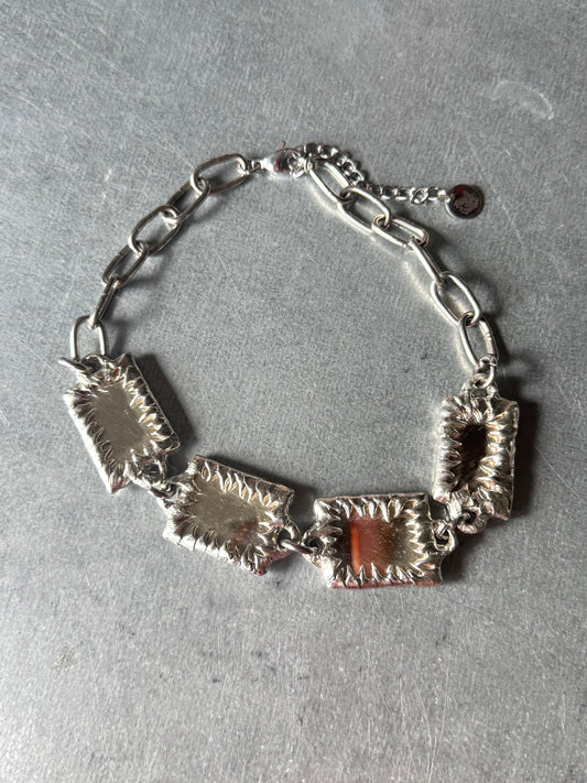 Mirror choker | soldered Necklace