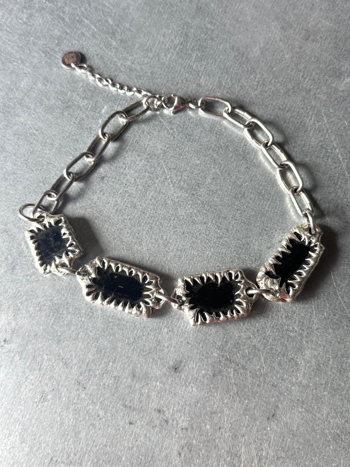 Stained Glass Collection: Mumpfar | soldered choker Necklace