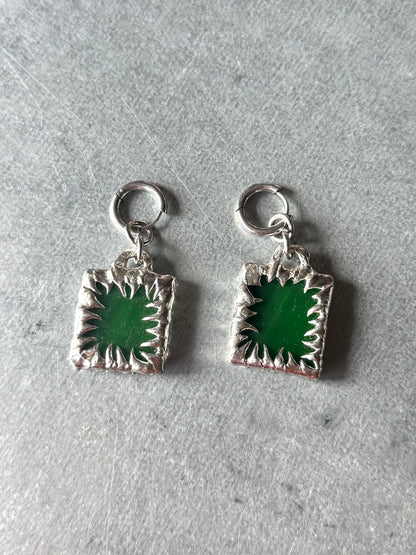 Stained Glass Collection: Goel | soldered Earring Pair