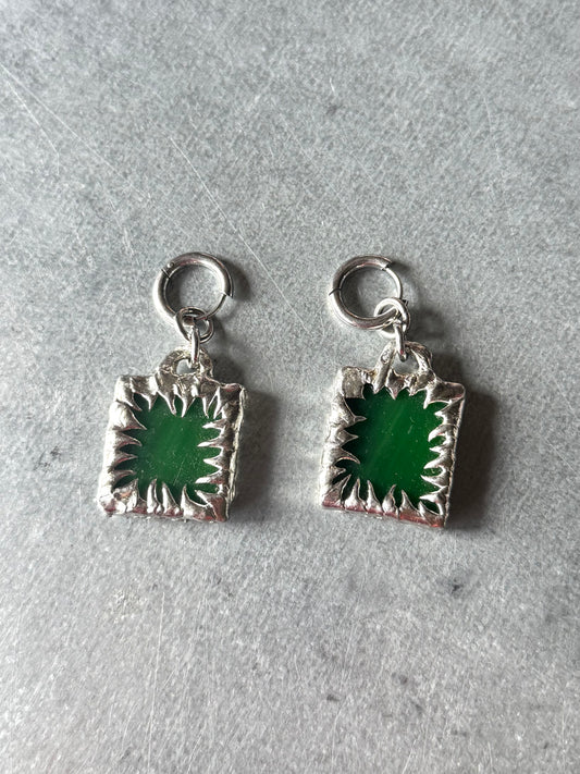 Stained Glass Collection: Goel | soldered Earring Pair