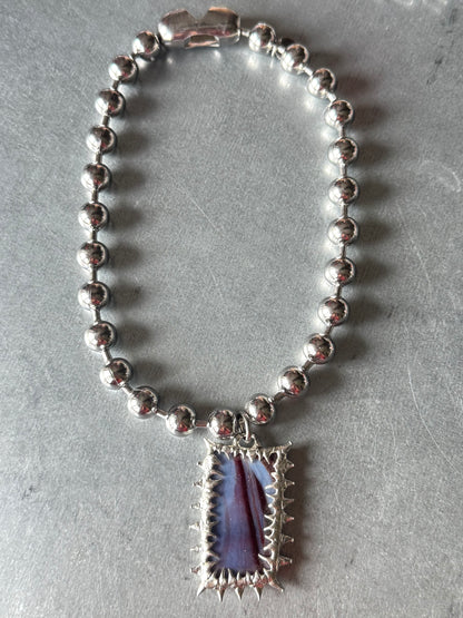 Stained Glass Collection: Elra | soldered Necklace