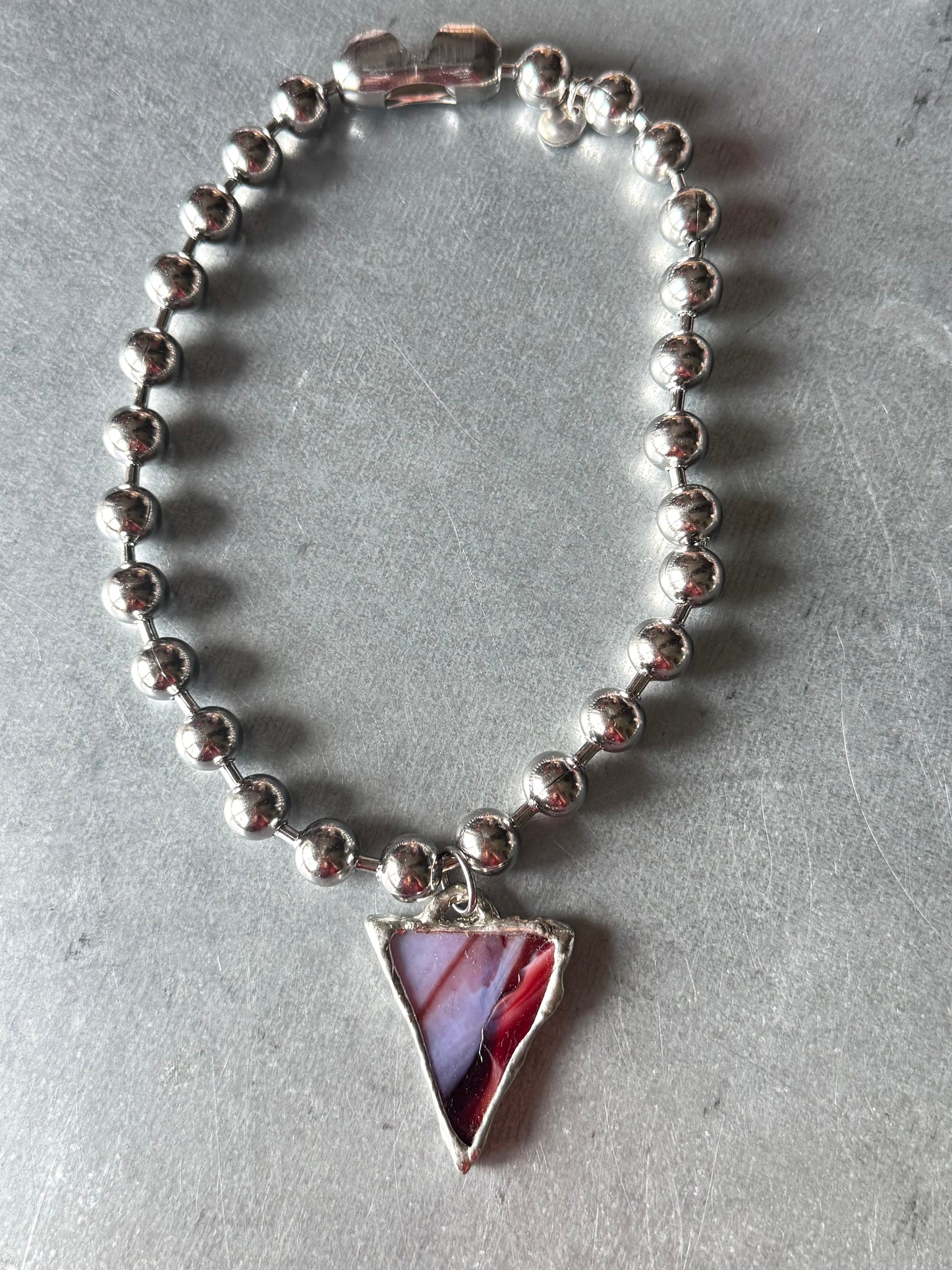 Stained Glass Collection: Aera | soldered Necklace