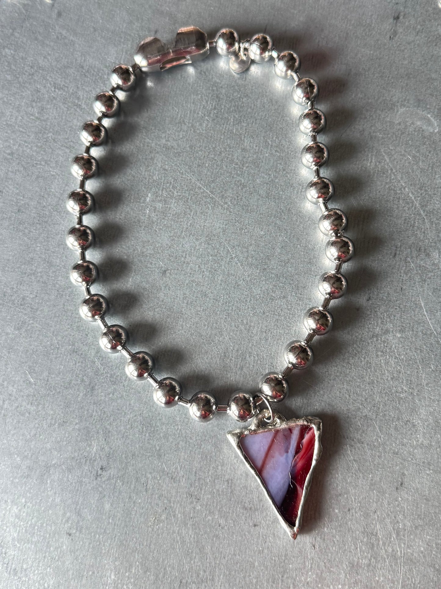 Stained Glass Collection: Aera | soldered Necklace