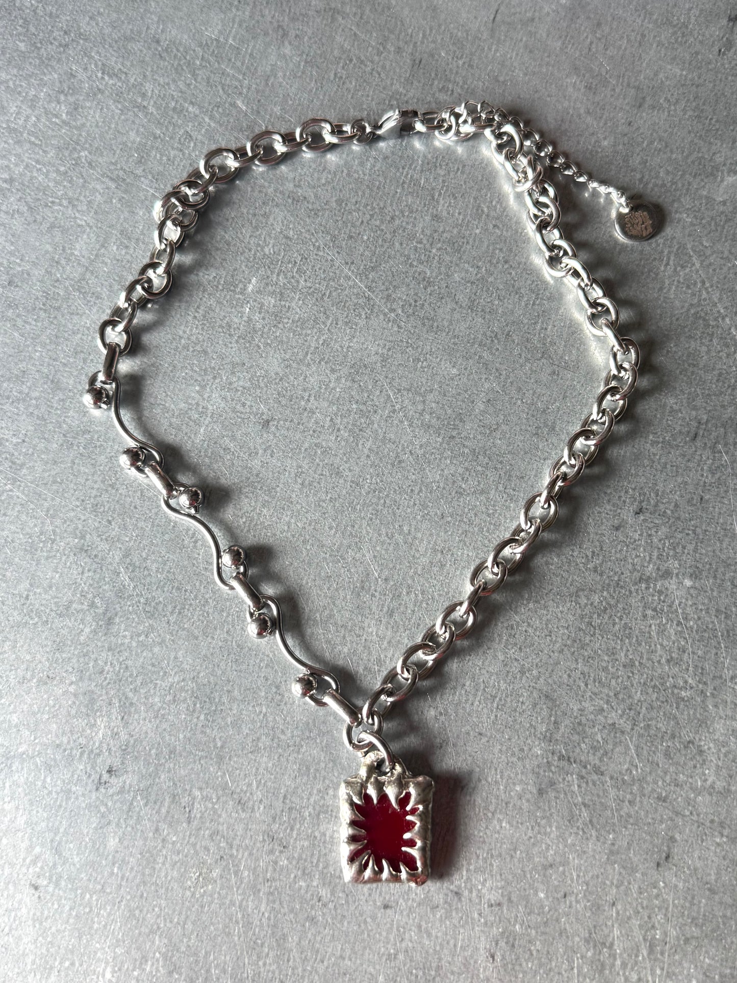 Stained Glass Collection: Lyra | soldered Necklace