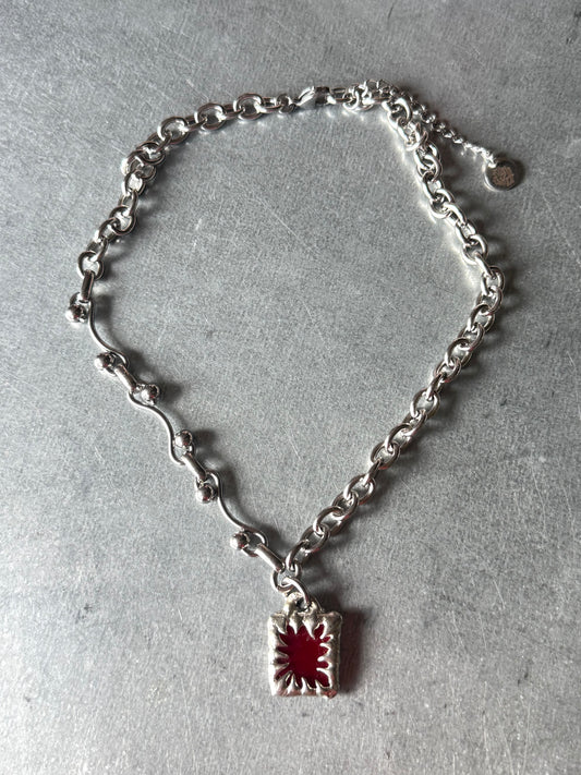 Stained Glass Collection: Lyra | soldered Necklace