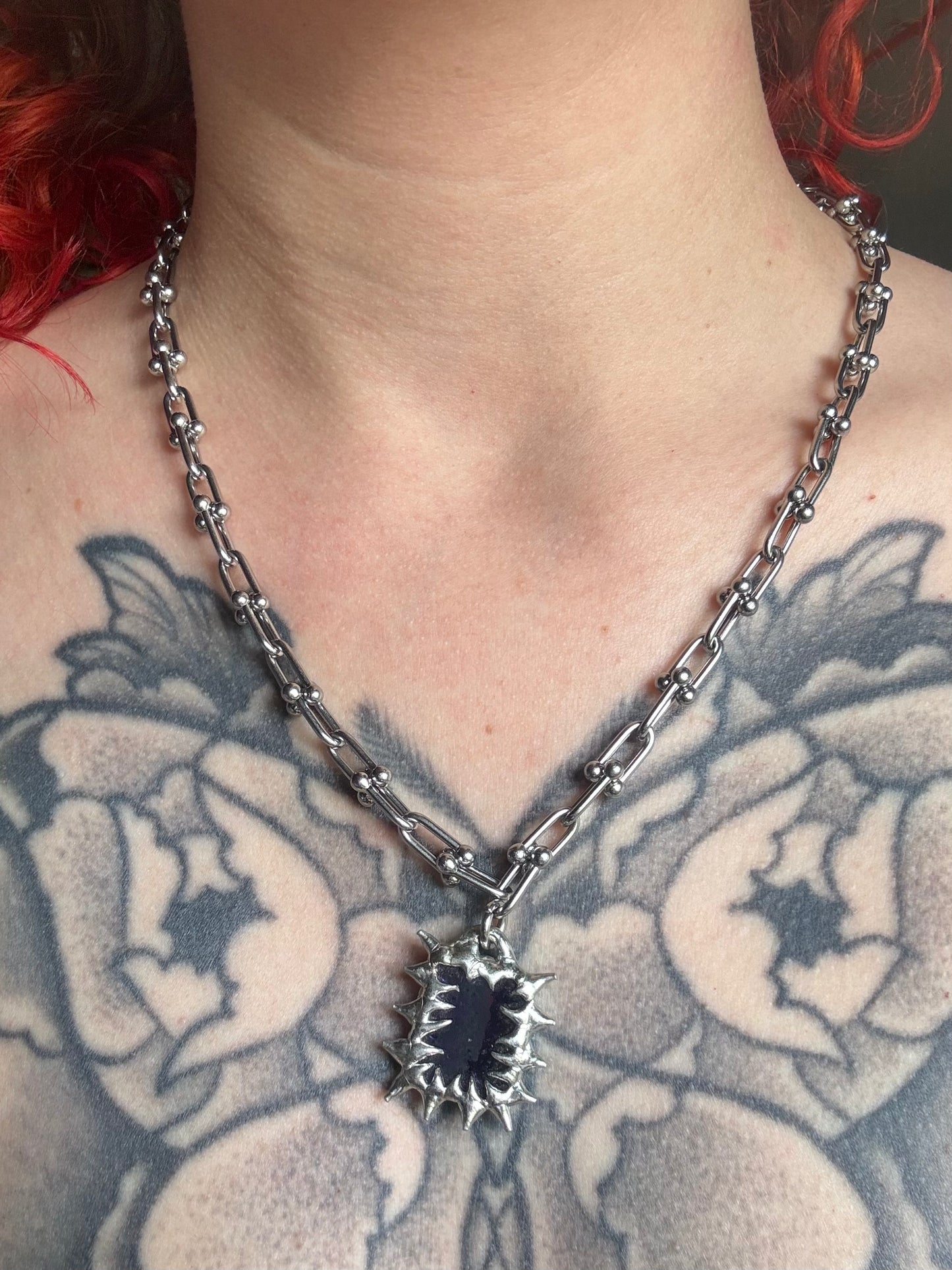 Stained Glass Collection: Nyra | soldered Necklace