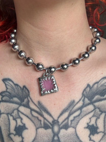 Stained Glass Collection: Neo | soldered Necklace