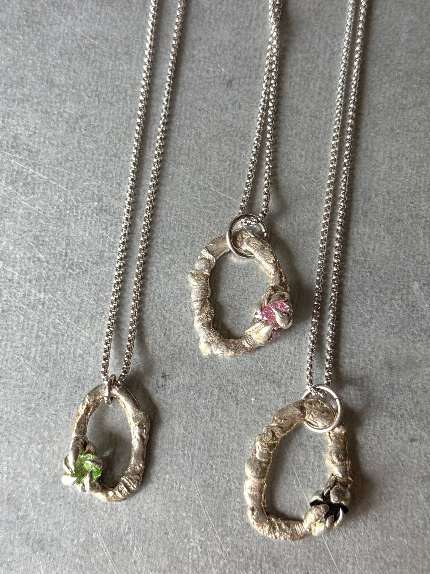 Vek | organic shaped soldered Necklace
