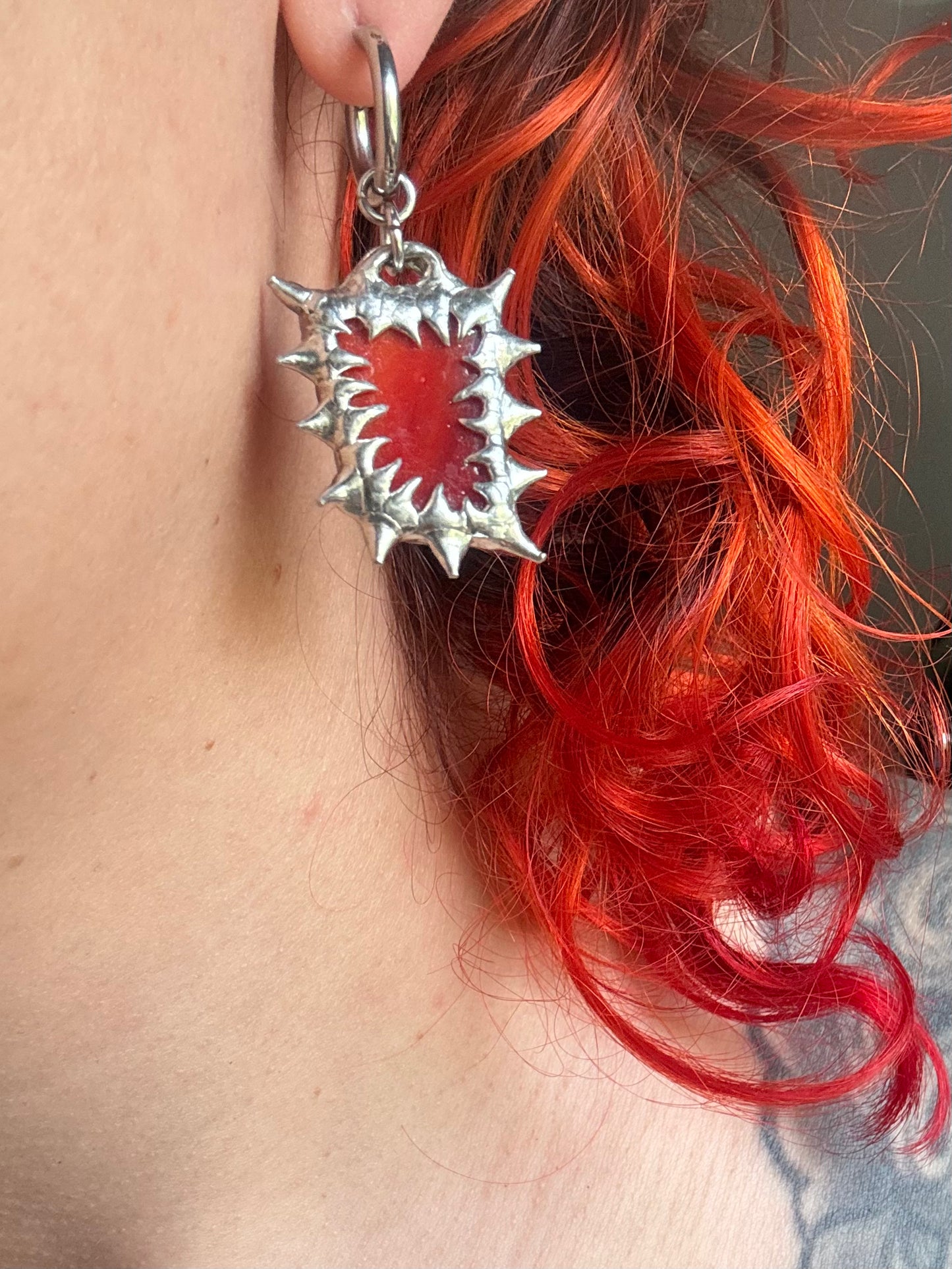 Stained Glass Collection: Lux | soldered Earring Pair