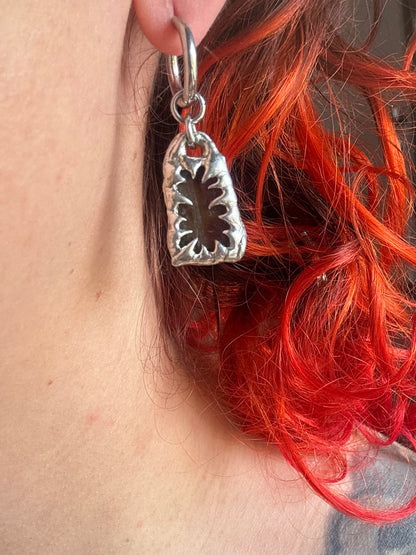 Stained Glass Collection: Qor | soldered Earring Pair