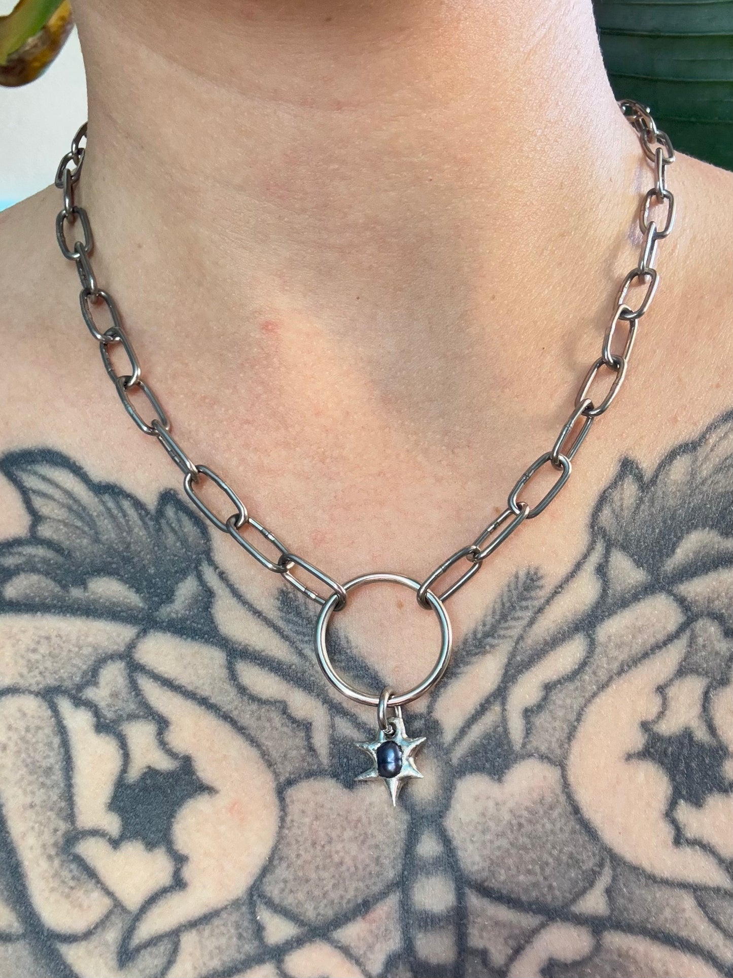 Azania small pearl | soldered Necklace