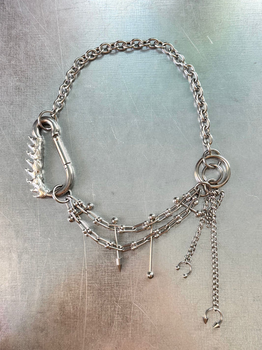 Exe | soldered Carabiner Necklace