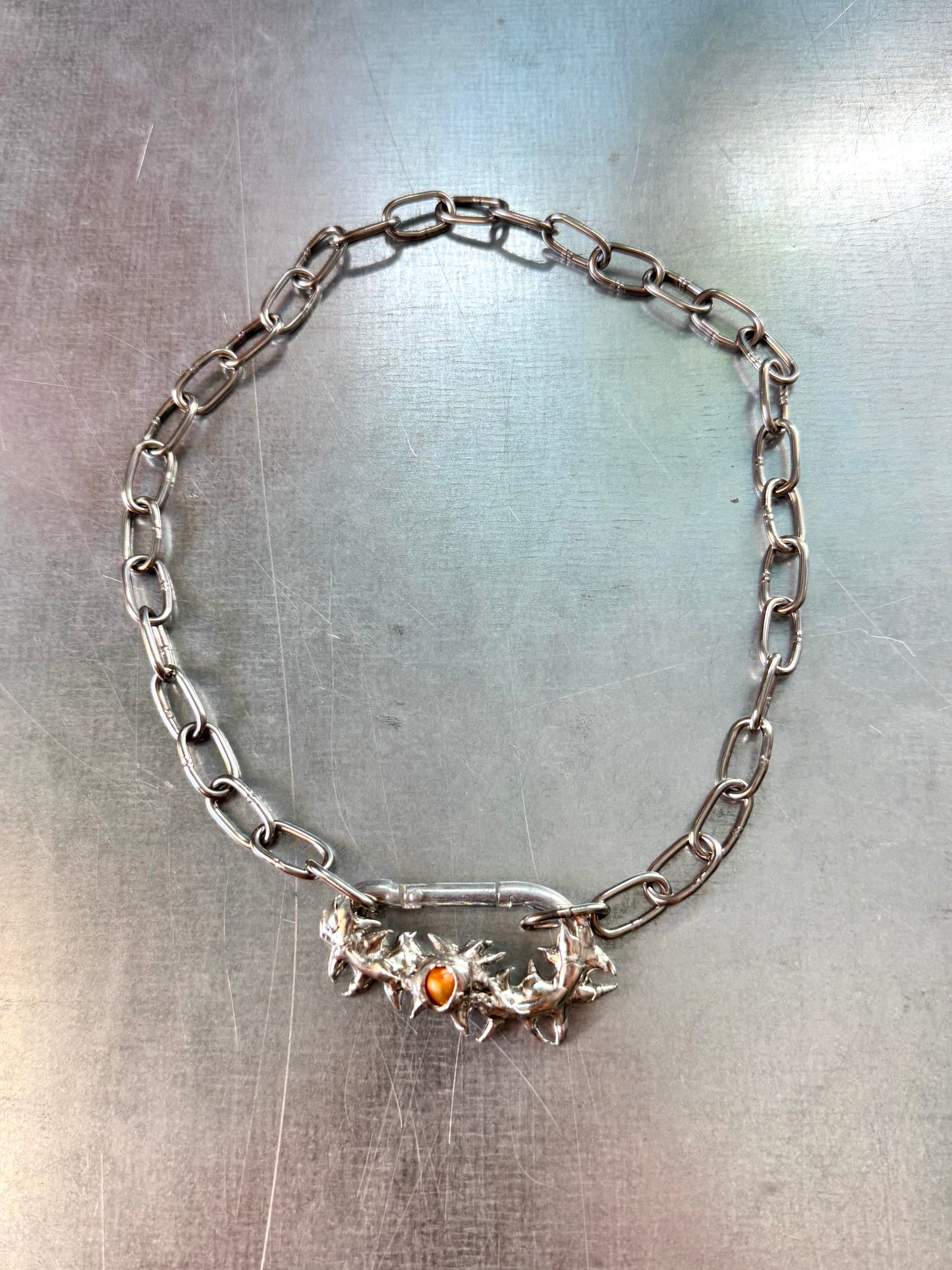 Noys | soldered Carabiner Necklace