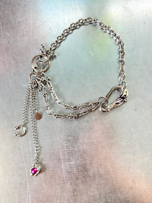 Fibawor | soldered Carabiner Necklace