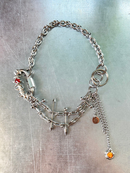 Thustu | soldered Carabiner Necklace