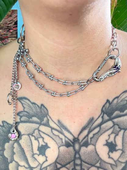 Fibawor | soldered Carabiner Necklace