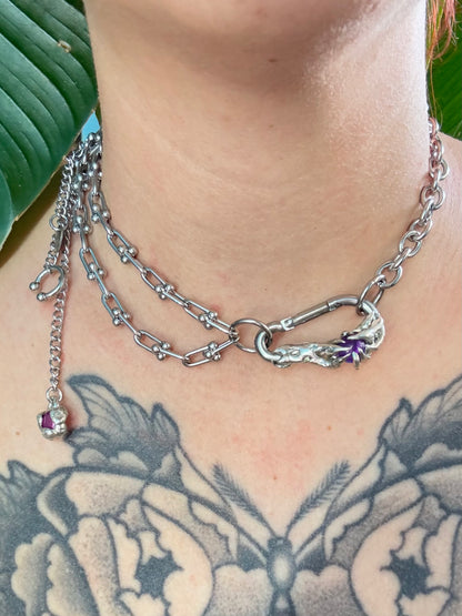 Fibawor | soldered Carabiner Necklace
