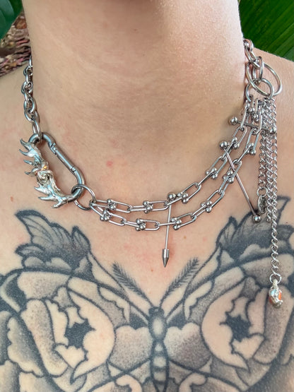 Aphbo | soldered Carabiner Necklace