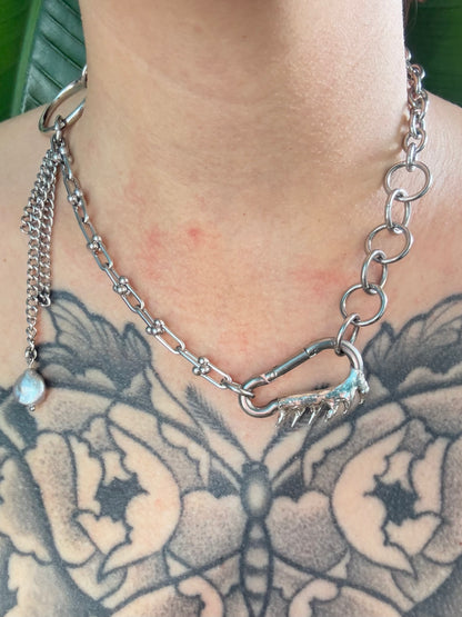 Mulnil | soldered Carabiner Necklace